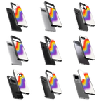 Durable Glass Back Mobile Case for iPhone, Samsung, OnePlus, Google Pixel, Redmi, Vivo, Oppo