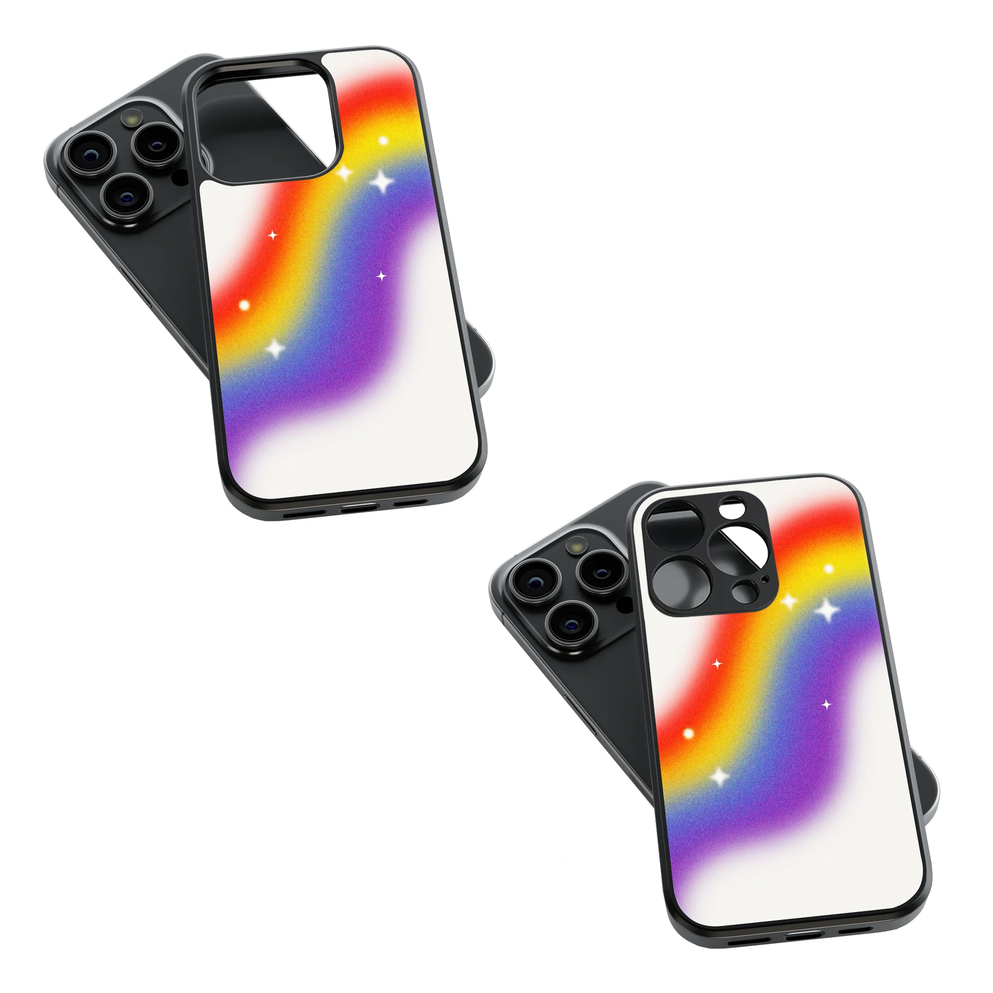 Trendy Glass Back Mobile Case for iPhone, Samsung, Redmi, OnePlus, Google Pixel, Motorola
