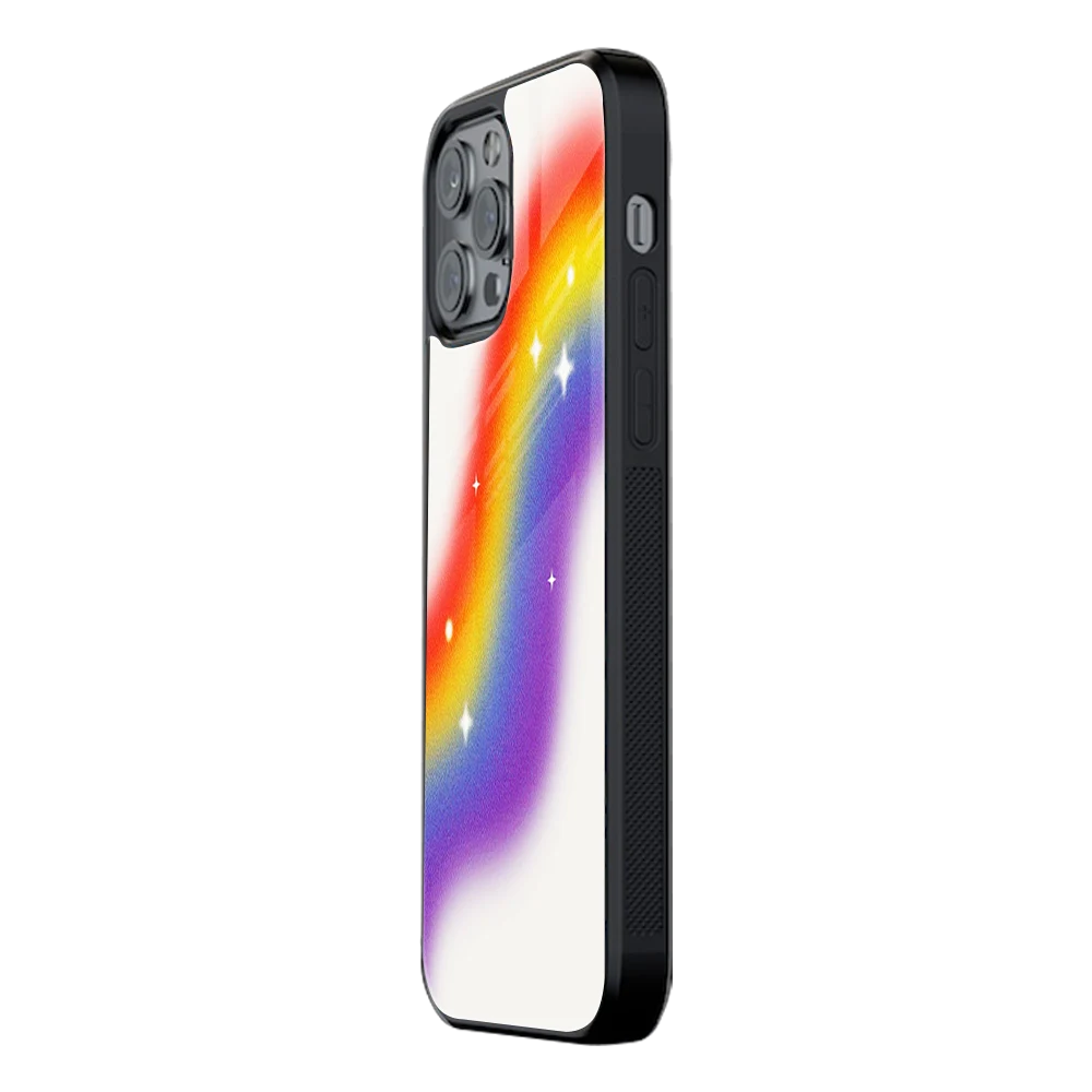 Slim Glass Back Phone Case for Multiple Brands iPhone, Samsung, Redmi, OnePlus, Oppo, Vivo