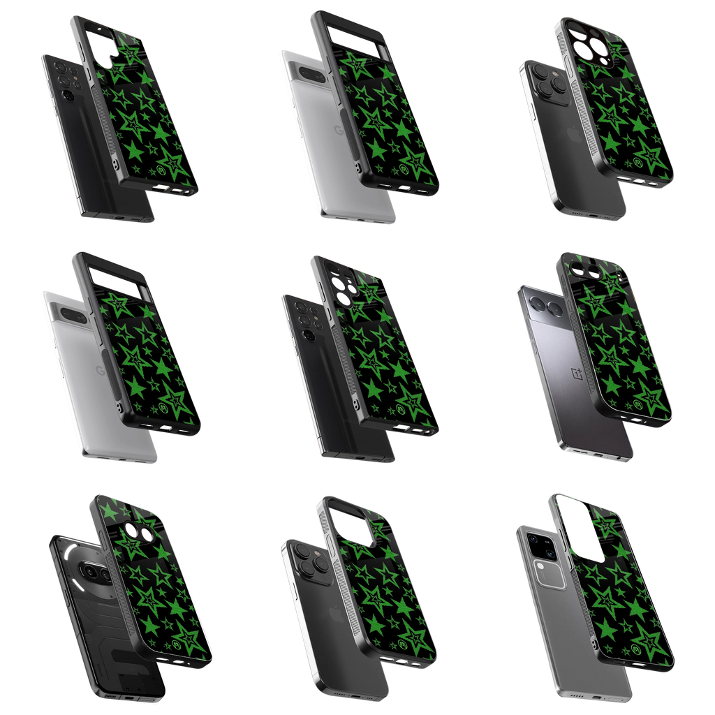 Durable Glass Back Mobile Case for iPhone, Samsung, OnePlus, Google Pixel, Redmi, Vivo, Oppo
