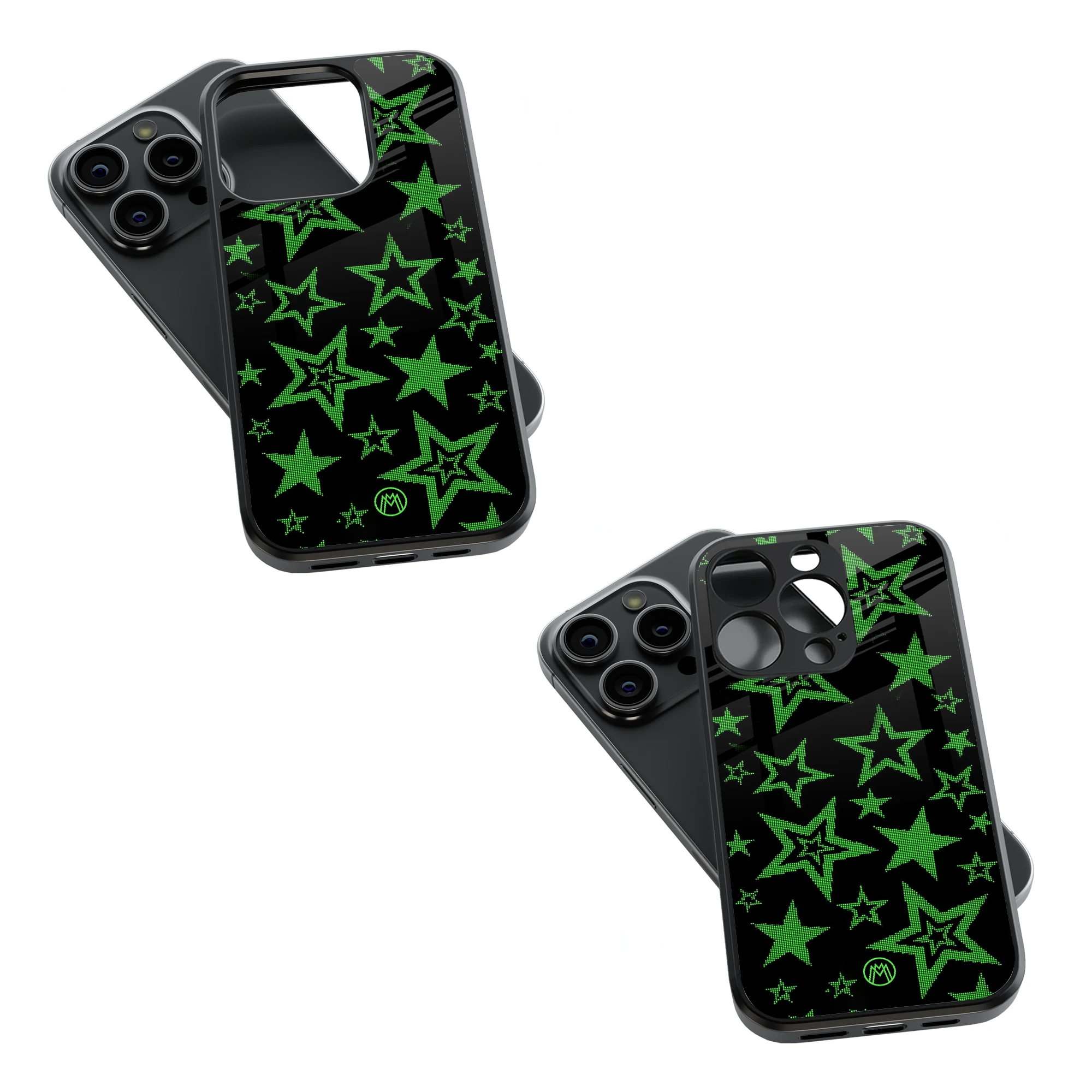 Trendy Glass Back Mobile Case for iPhone, Samsung, Redmi, OnePlus, Google Pixel, Motorola