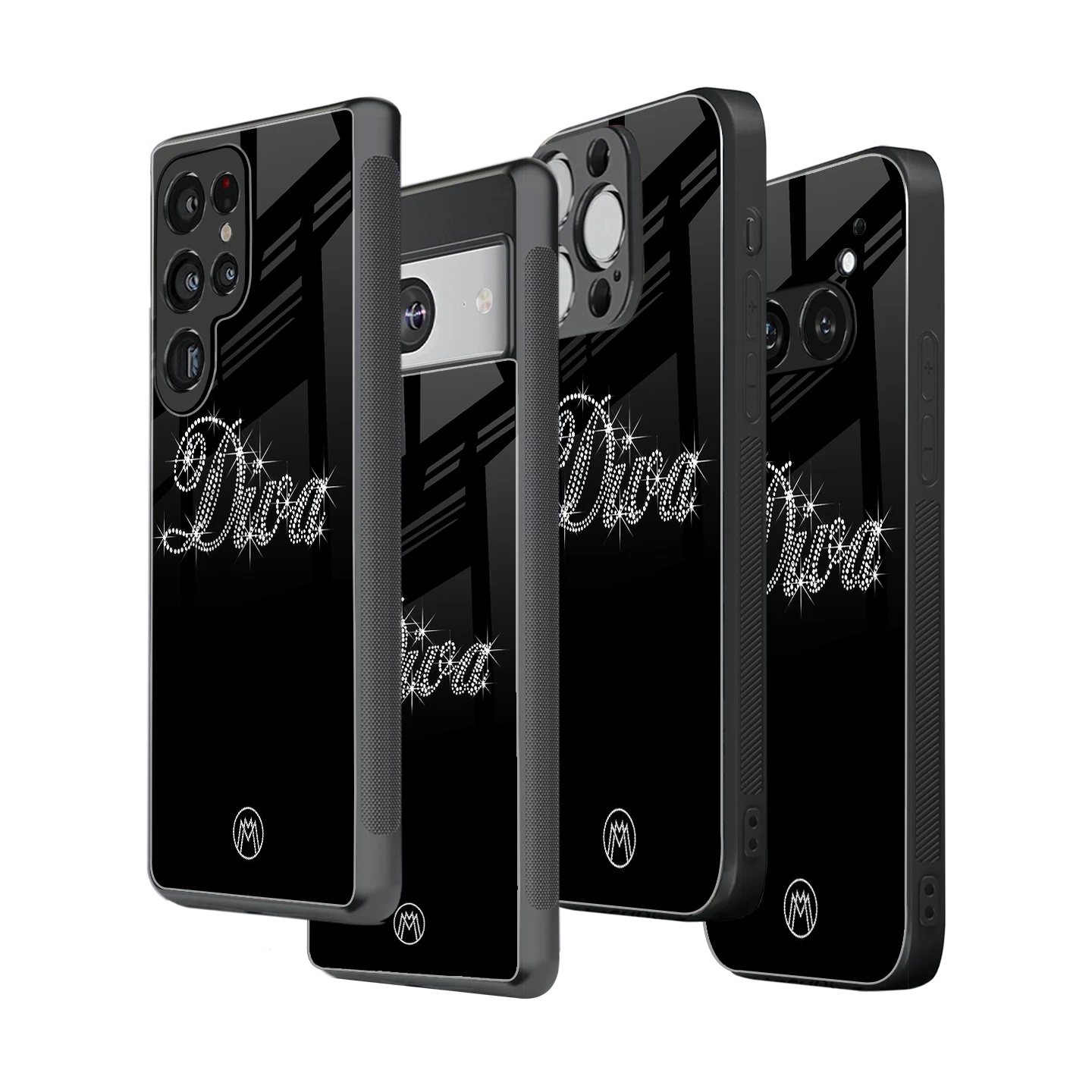 Stylish Glass Back Case for All Smartphones iPhone, Samsung, OnePlus, Pixel, Redmi, Oppo, Vivo, Motorola