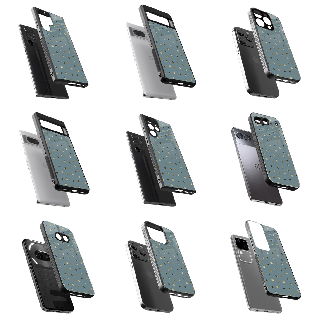 Durable Glass Back Mobile Case for iPhone, Samsung, OnePlus, Google Pixel, Redmi, Vivo, Oppo