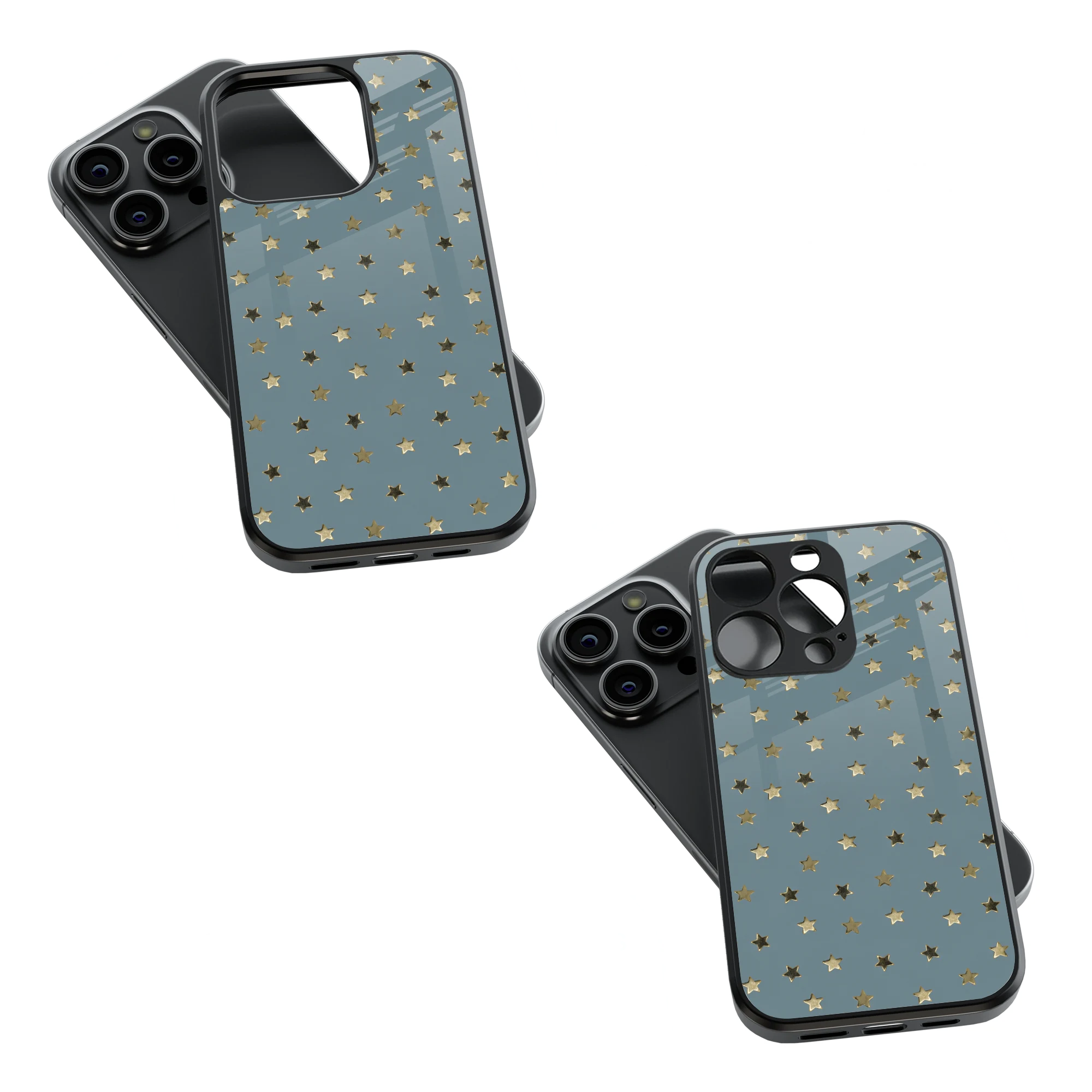 Trendy Glass Back Mobile Case for iPhone, Samsung, Redmi, OnePlus, Google Pixel, Motorola