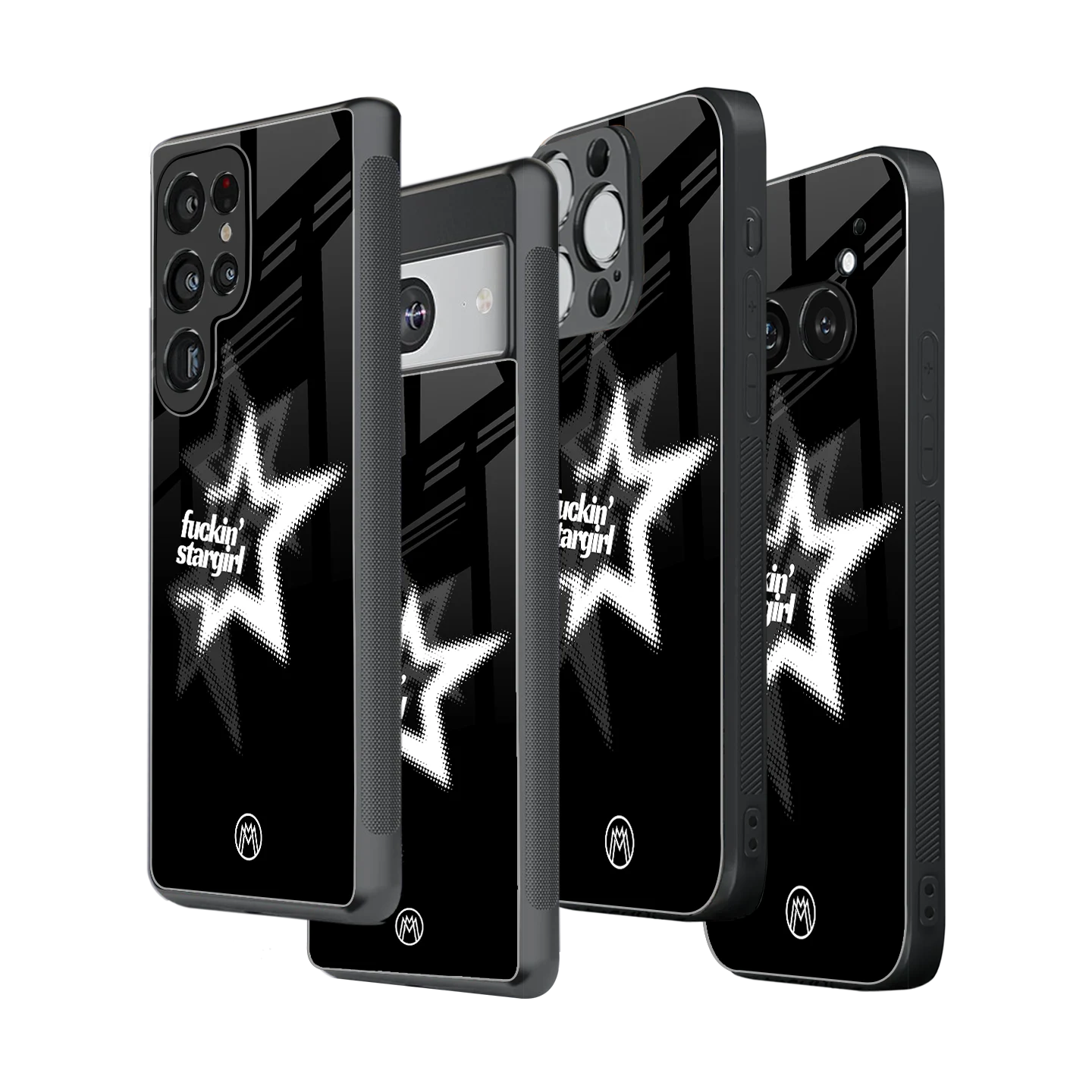 Stylish Glass Back Case for All Smartphones iPhone, Samsung, OnePlus, Pixel, Redmi, Oppo, Vivo, Motorola