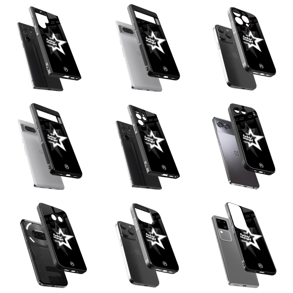 Durable Glass Back Mobile Case for iPhone, Samsung, OnePlus, Google Pixel, Redmi, Vivo, Oppo