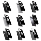 Durable Glass Back Mobile Case for iPhone, Samsung, OnePlus, Google Pixel, Redmi, Vivo, Oppo