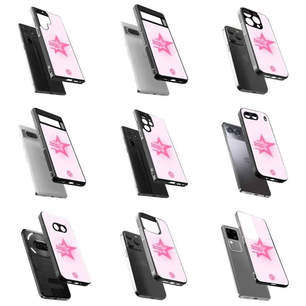 Durable Glass Back Mobile Case for iPhone, Samsung, OnePlus, Google Pixel, Redmi, Vivo, Oppo