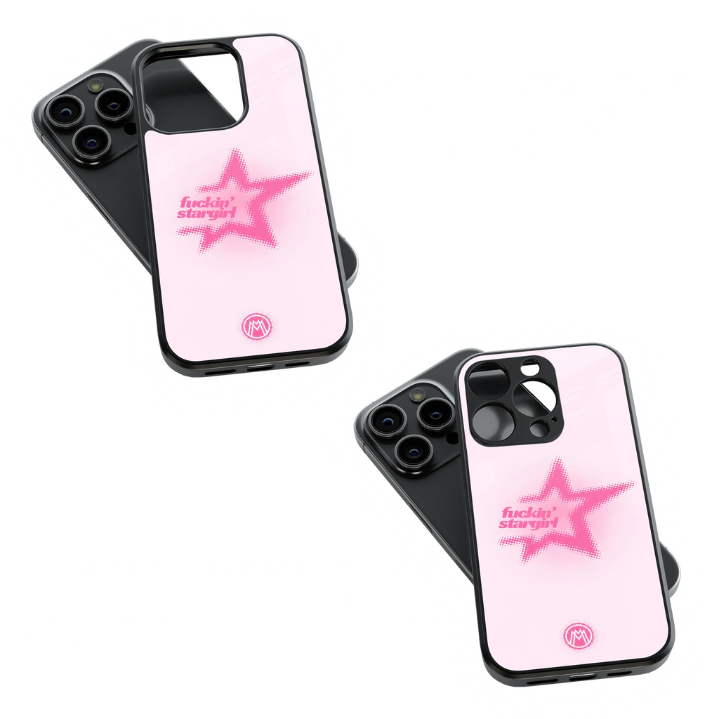 Trendy Glass Back Mobile Case for iPhone, Samsung, Redmi, OnePlus, Google Pixel, Motorola