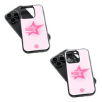 Trendy Glass Back Mobile Case for iPhone, Samsung, Redmi, OnePlus, Google Pixel, Motorola