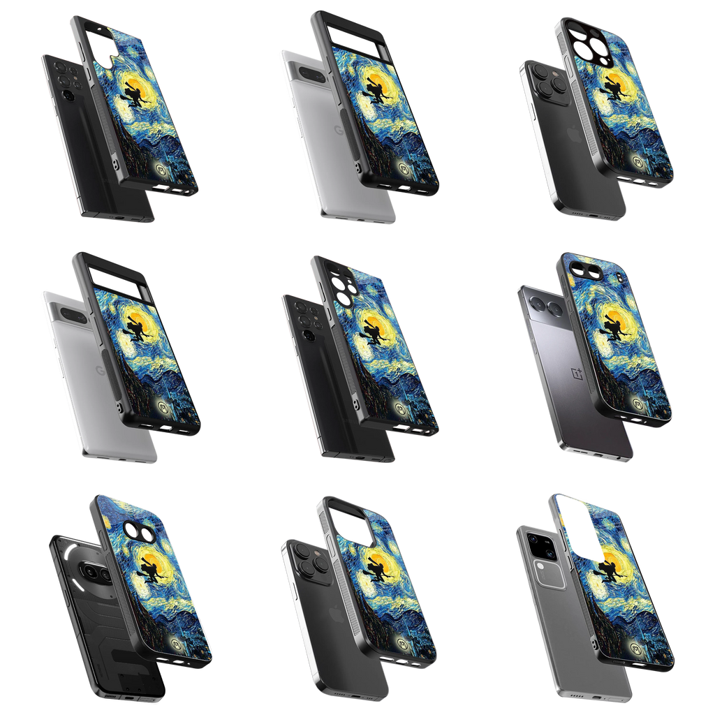 Durable Glass Back Mobile Case for iPhone, Samsung, OnePlus, Google Pixel, Redmi, Vivo, Oppo