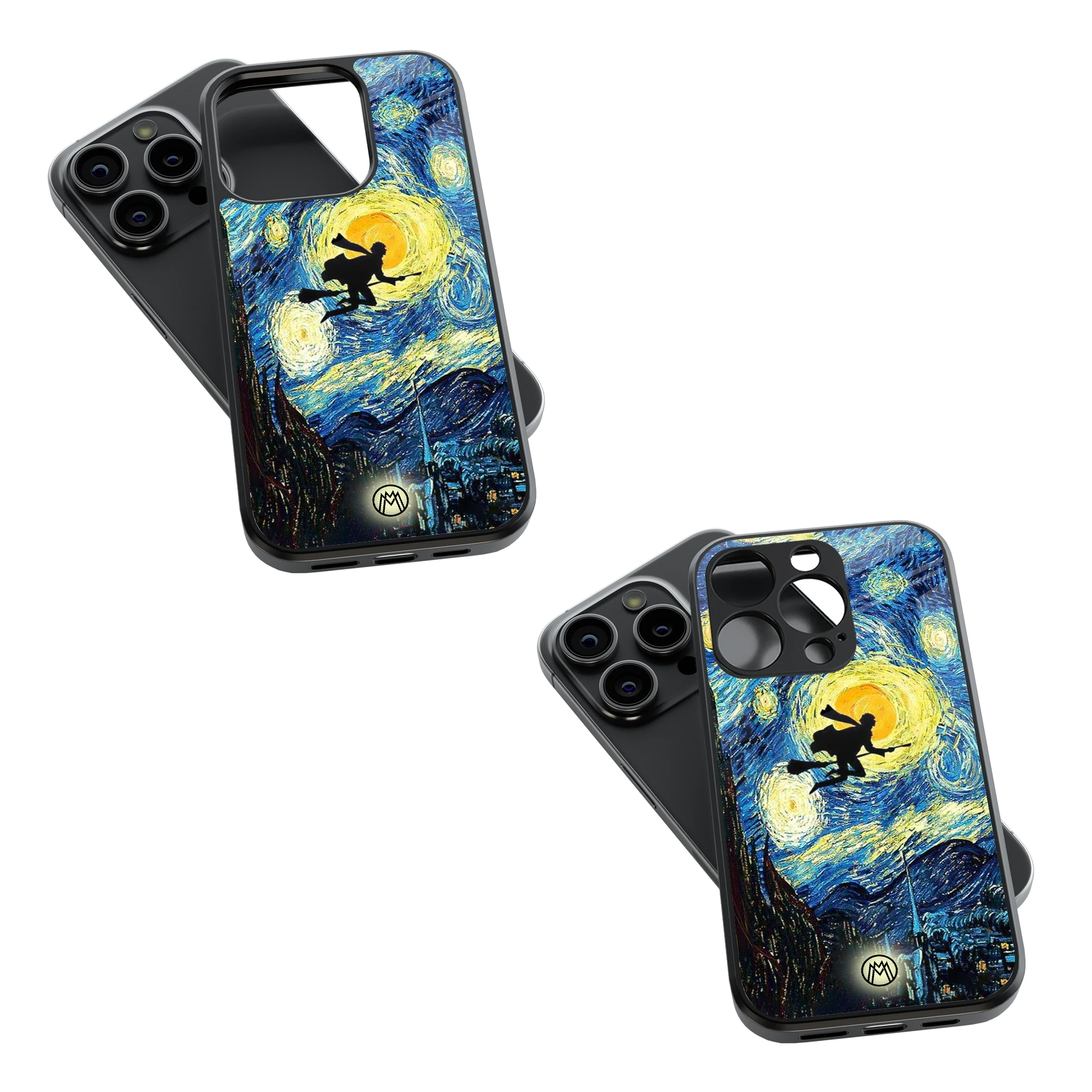 Trendy Glass Back Mobile Case for iPhone, Samsung, Redmi, OnePlus, Google Pixel, Motorola
