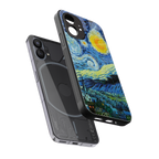 starry night back phone cover | glass case for nothing phone 1