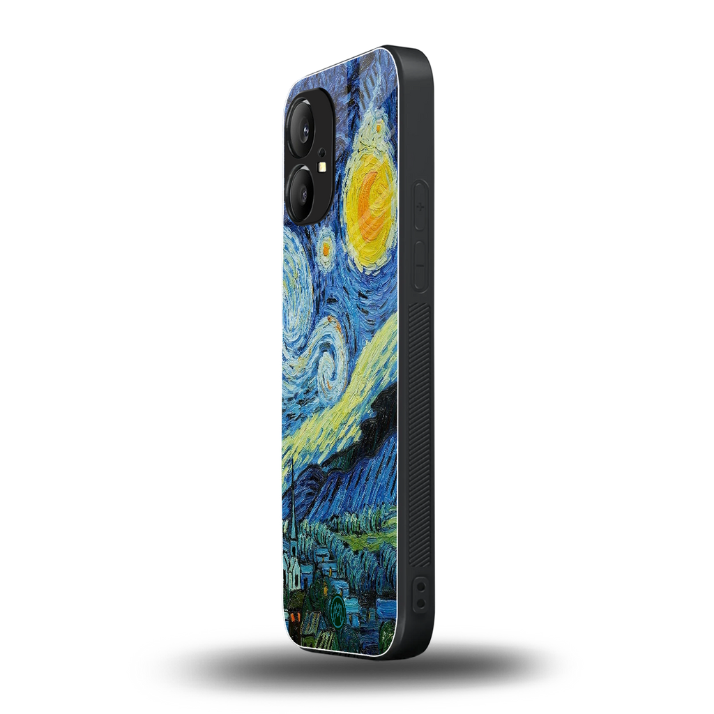 starry night back phone cover | glass case for nothing phone 1