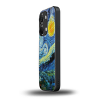 starry night back phone cover | glass case for oneplus nord 3