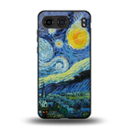 starry night back phone cover | glass case for oneplus nord 4