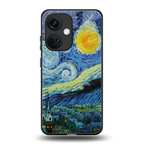 starry night back phone cover | glass case for oneplus nord ce 3