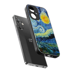 starry night back phone cover | glass case for oneplus nord ce 3