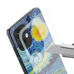starry night back phone cover | glass case for oneplus nord ce 3