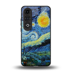 starry night back phone cover | glass case for oneplus nord ce 4