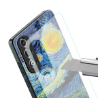 starry night back phone cover | glass case for oneplus nord ce 4