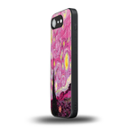 starry night pink back phone cover | glass case for iphone 16e
