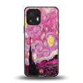 starry night pink back phone cover | glass case for nothing phone 2