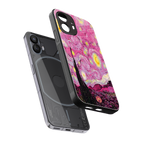 starry night pink back phone cover | glass case for nothing phone 2