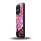 starry night pink back phone cover | glass case for oneplus nord 3
