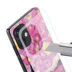 starry night pink back phone cover | glass case for oneplus nord ce 3