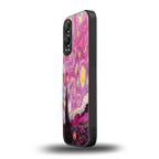 starry night pink back phone cover | glass case for oneplus nord ce 4 lite