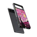 starry night pink back phone cover | glass case for google pixel 6