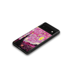 starry night pink back phone cover | glass case for google pixel 6