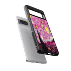 starry night pink back phone cover | glass case for Google Pixel 8