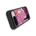 starry night pink back phone cover | glass case for google pixel 9