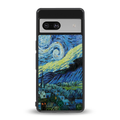 starry night back phone cover | glass case for Google Pixel 7A