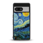 starry night back phone cover | glass case for Google Pixel 8