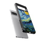 starry night back phone cover | glass case for Google Pixel 8