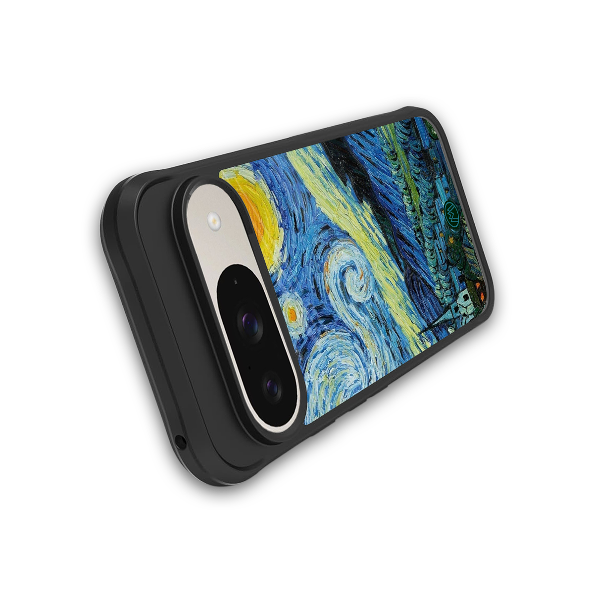 starry night back phone cover | glass case for google pixel 9