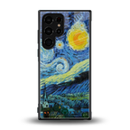 starry night back phone cover | glass case for samsung galaxy s23 ultra