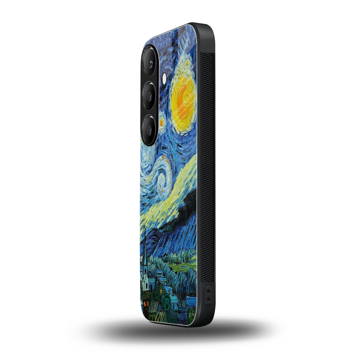 starry night back phone cover | glass case for samsung galaxy s23