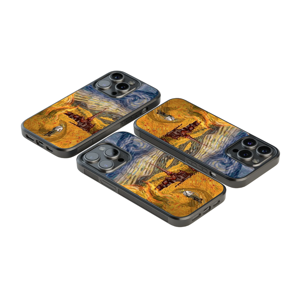 Luxury Glass Back Mobile Cover for iPhone, Samsung Galaxy, OnePlus, Pixel, Redmi & More