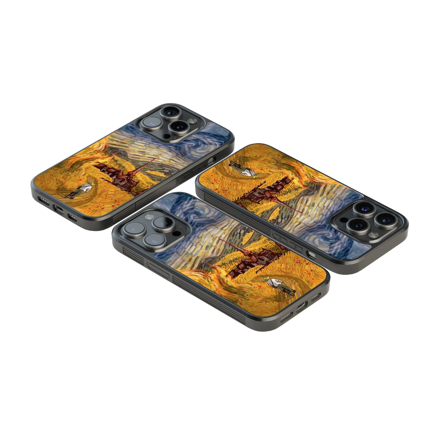 Luxury Glass Back Mobile Cover for iPhone, Samsung Galaxy, OnePlus, Pixel, Redmi & More