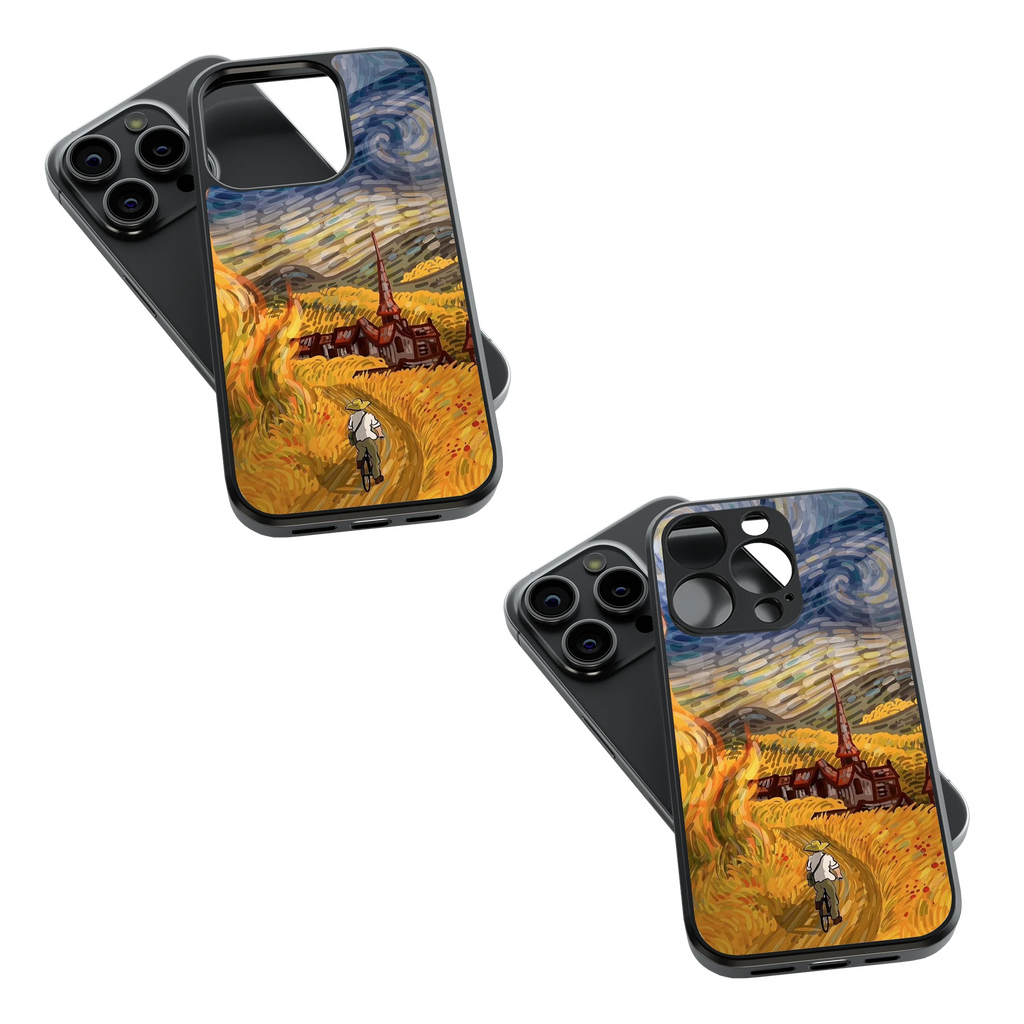 Trendy Glass Back Mobile Case for iPhone, Samsung, Redmi, OnePlus, Google Pixel, Motorola