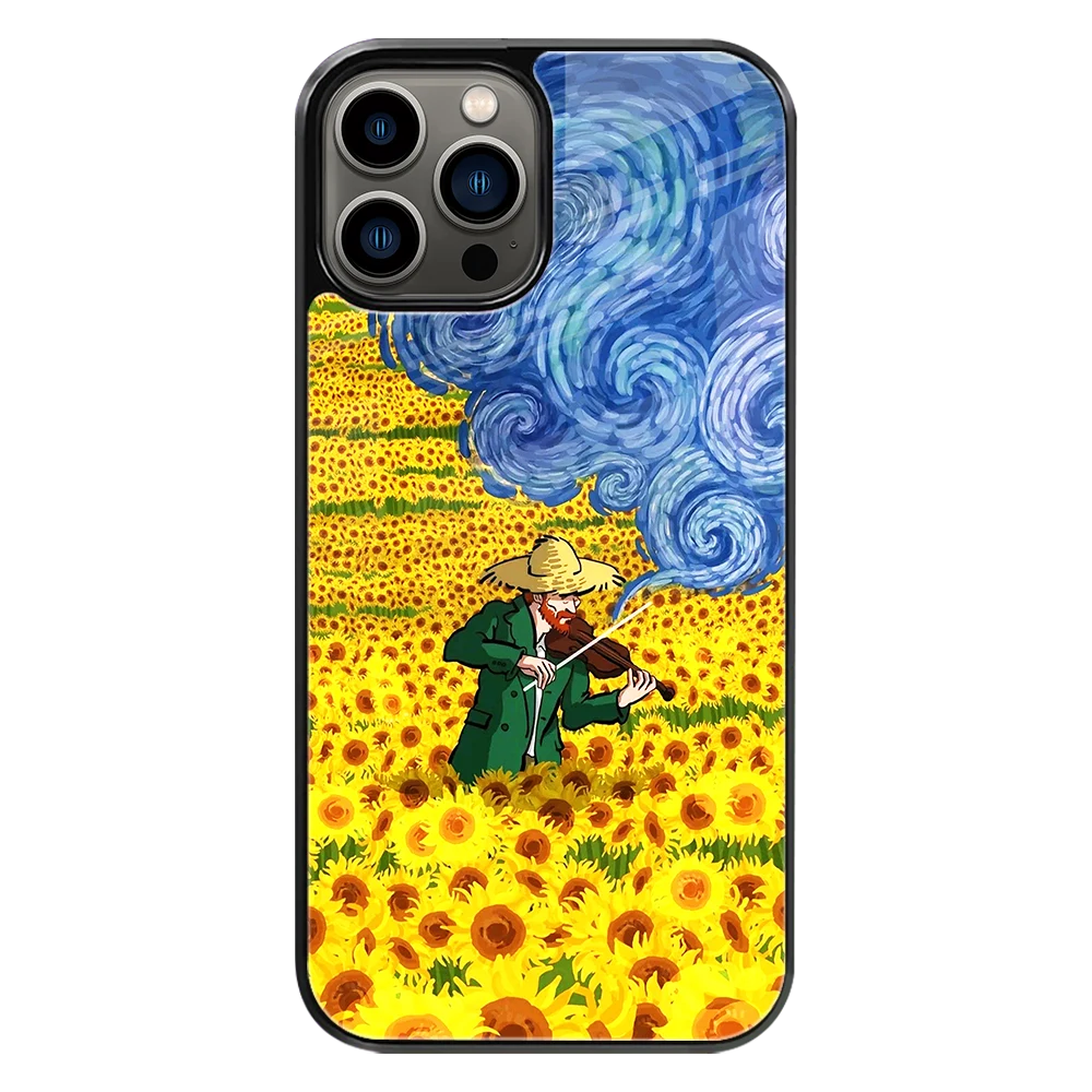 Premium Glass Back Mobile Phone Cover for iPhone, Samsung, OnePlus, Google Pixel, Redmi, Oppo, Vivo & Realme