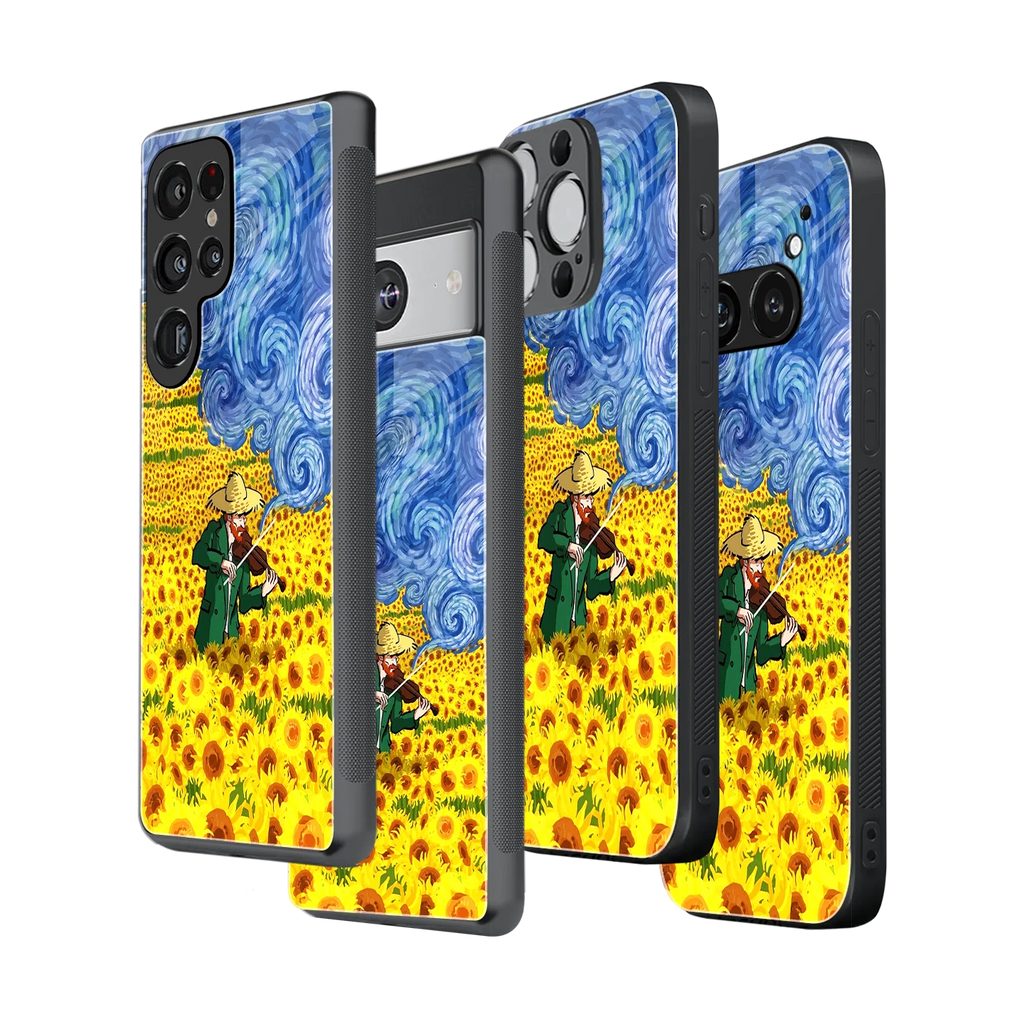 Stylish Glass Back Case for All Smartphones iPhone, Samsung, OnePlus, Pixel, Redmi, Oppo, Vivo, Motorola