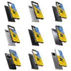 Durable Glass Back Mobile Case for iPhone, Samsung, OnePlus, Google Pixel, Redmi, Vivo, Oppo