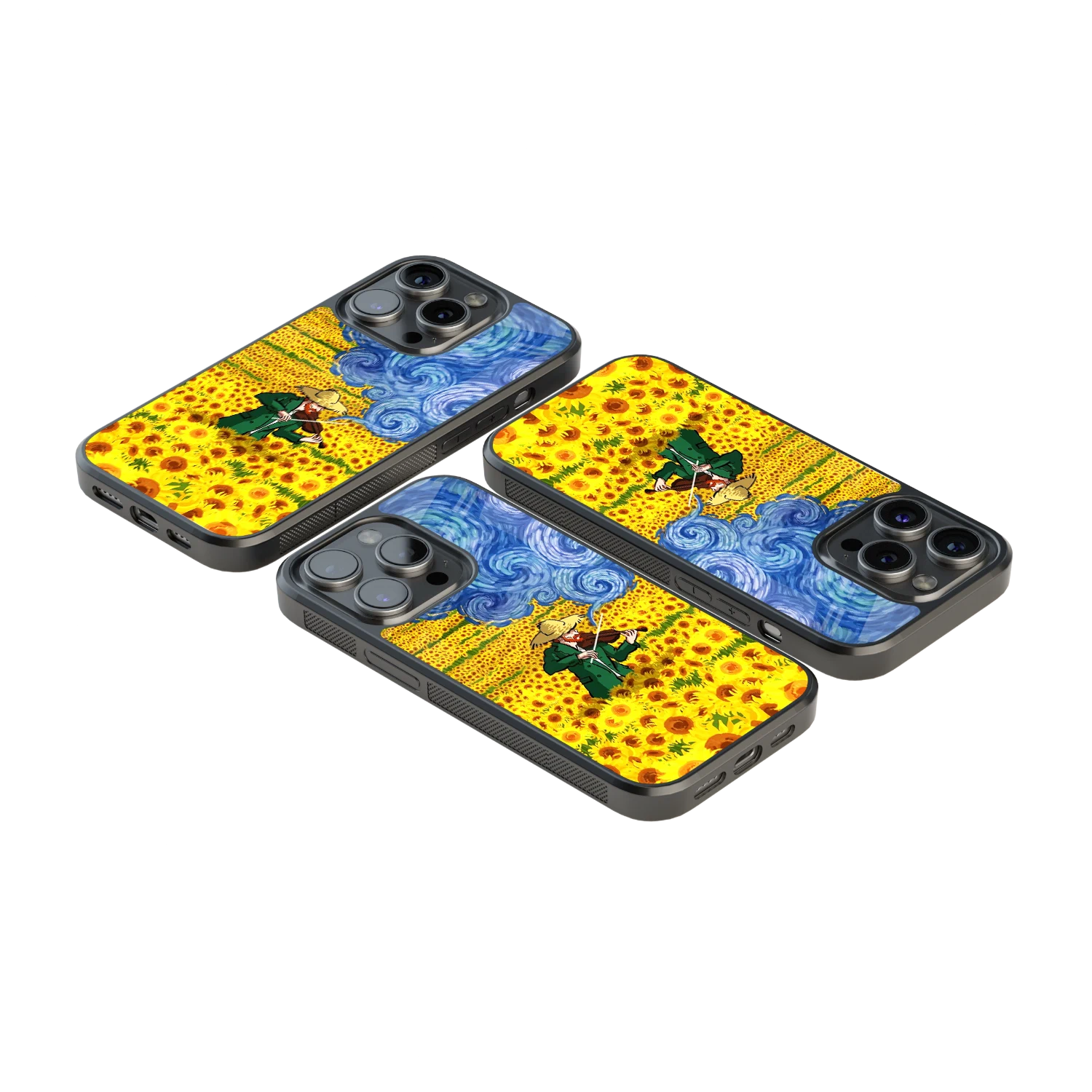 Luxury Glass Back Mobile Cover for iPhone, Samsung Galaxy, OnePlus, Pixel, Redmi & More