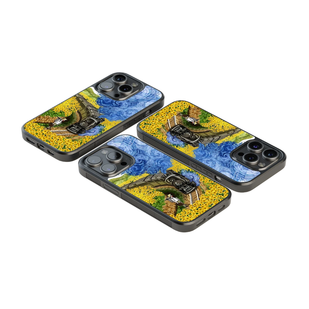 Luxury Glass Back Mobile Cover for iPhone, Samsung Galaxy, OnePlus, Pixel, Redmi & More