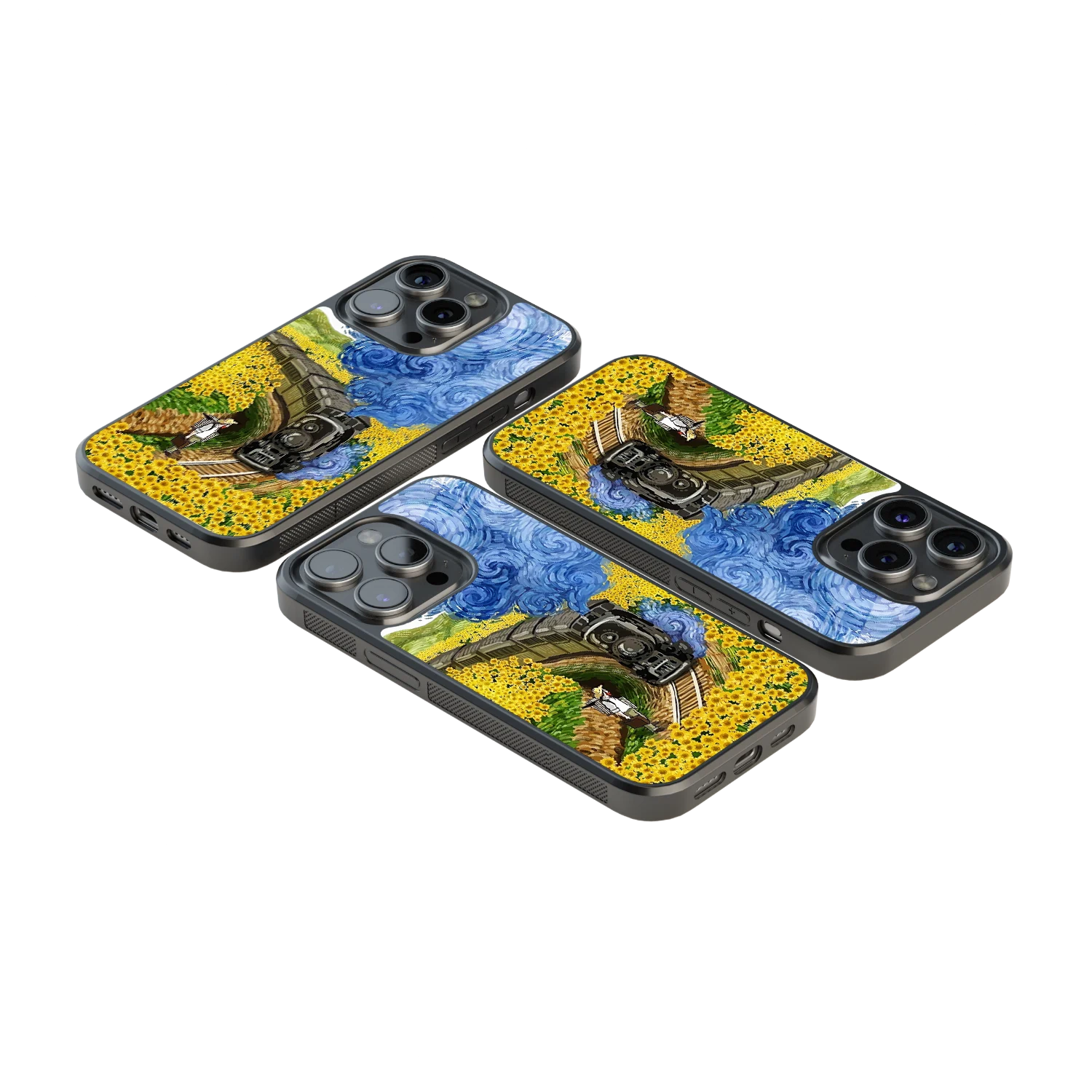 Luxury Glass Back Mobile Cover for iPhone, Samsung Galaxy, OnePlus, Pixel, Redmi & More